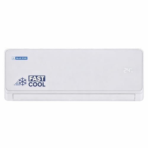 Image of Blue Star 1.5 Ton 3 Star Inverter Split AC (Copper, 5 in 1 Convertible Cooling, DigiQ Hepta Sensor, Blue Fins, Turbo Cool, PM2.5 Filter (IA318EXU, White)