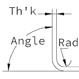 Calculates Set Back. Free Bend Deduction Calculator