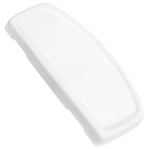 showingo 735121-400.020/4021 Porcelain Toilet Tank Lid Compatible with Cadet 3 1.6 GPF Two Piece Compact Toilet for Normal 12 Rough in Tanks Replace Models 2386.012 2383.012 2384.012
