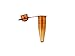 Caplugs Evergreen 214-3468-N80 Single PCR Tubes 0.2 mL, Polypropylene Co-Polymer, Amber (Pack of 200)