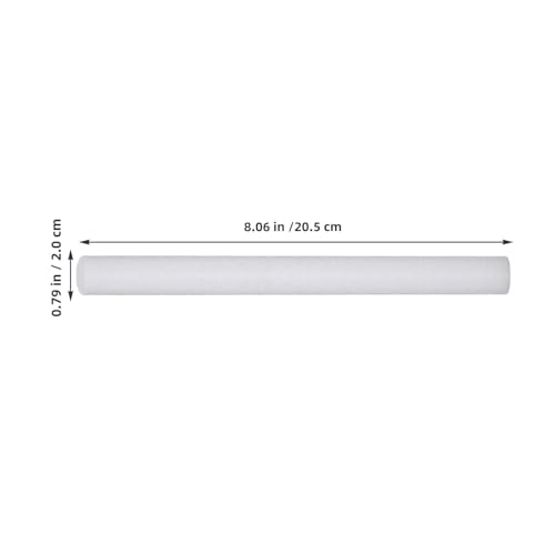 DIKACA ソファカバー用フォームスティック12個セット 白色発泡材 柔軟曲げやすい家具用スリップカバーグリップ 隙間充填 ソファ滑り止めに最適