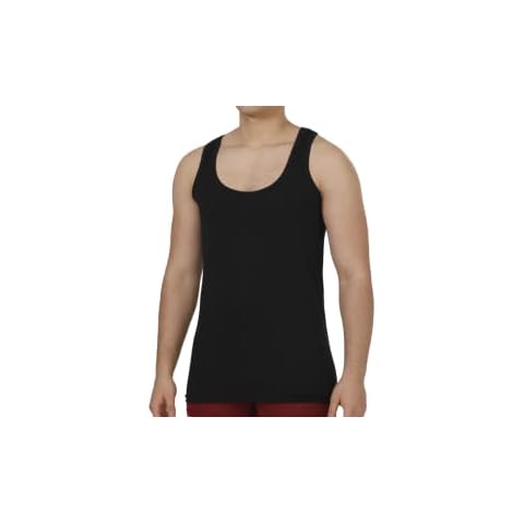 Pack of 3 Mens 100% Cotton Singlet Vests Underwear Cover