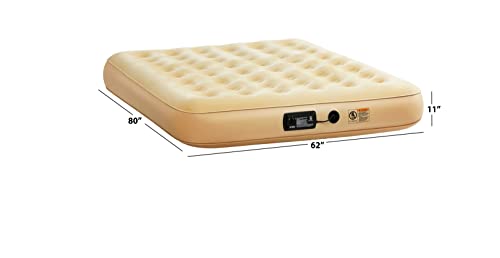 Image of Simpli Comfy Queen Replacement Air Mattress with Built-in Pump - Compatible with EZ Bed, Use Alone or with Frame, Fast Inflation, Portable and Easy Storage