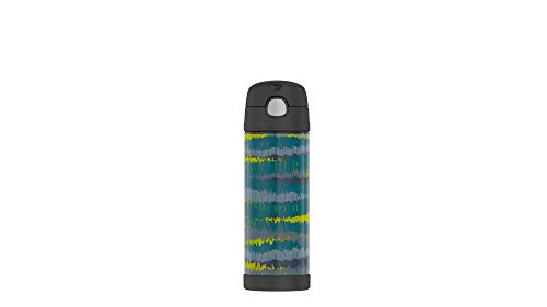 Thermos 16 Ounce Stainless Steel Vacuum Insulated Hydration Bottle, Ikat Stripes