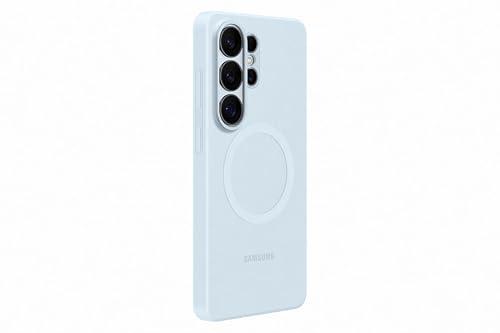 Image of Samsung Galaxy S26 Ultra Silicone Magnet Phone Case, Soft-Touch, Durable Grip, Great Feel, Light Blue