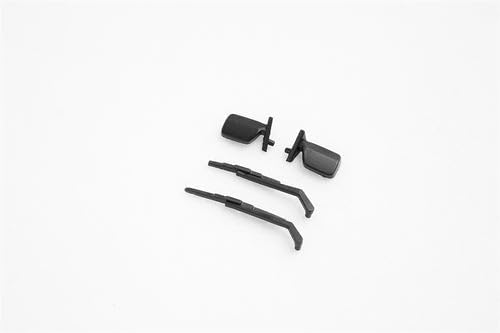 Fair RCFMS 1:18 Vehicle Parts for Land Cruiser: Rearview Mirror and Wiper-C2041