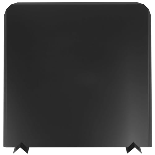 Permade Firebacks for Fireplace-Stainless Steel Fireback with Adjustable Feet, 27