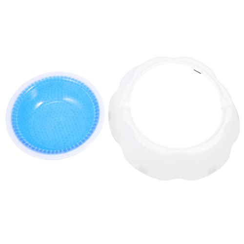 POPETPOP Ciotola Refrigerante per e Gatti in Plastica Ciotola Antiscivolo Facile da Pulire e