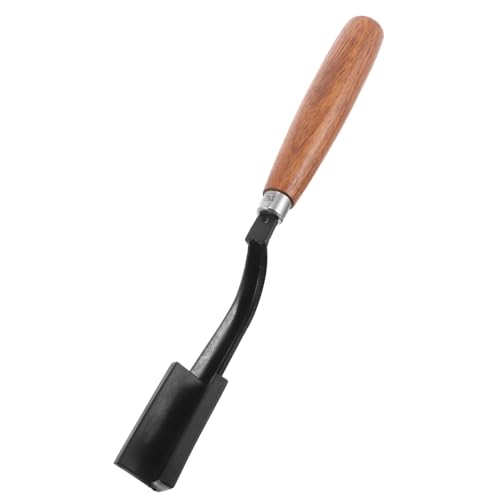 Toyvian Outil de Coupe Caoutchouc Acier V Type avec Manche Ergonomique et Protection Couteau Précis pour Écorçage et Prélèvement Arbres Rubber Tree