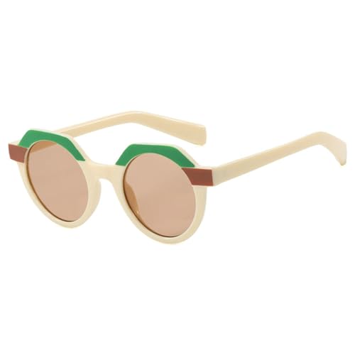 willochra Fashion Round Sunglasses for Women Retro Candy Color Shades UV400 Men Trending Polygon Punk Sun Glasses3