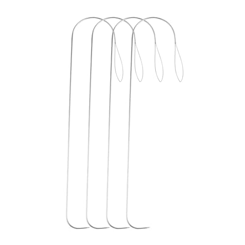 Sturdy Bead Spinner Needle Set Jewelry Making Curved Needle Large Eye Designed Needle for Bead Spinner Use