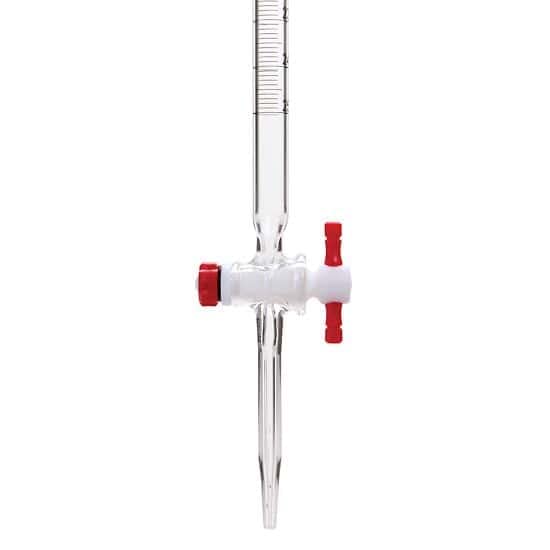 Kimax 17026F-10 Class B Burette, with PTFE stockcock, 10 mL, 1/Each