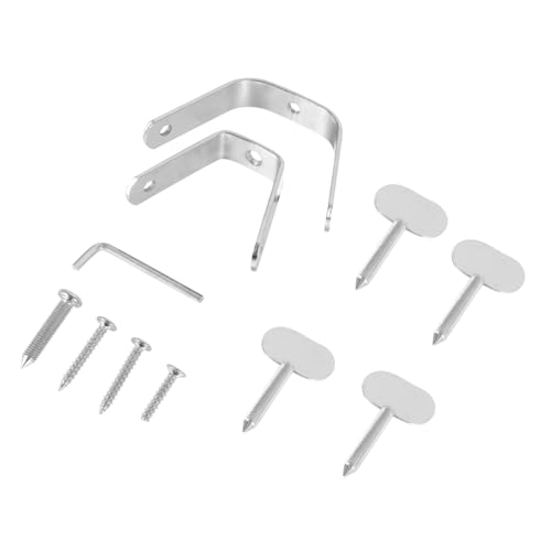 OKUMEYR Porta Prosciutto in Acciaio Resistente per Hotel e Casa, Scaffale per Prosciutto Spagnolo Griglia di Fissaggio, Set Decorativo per Feste e Banchetti