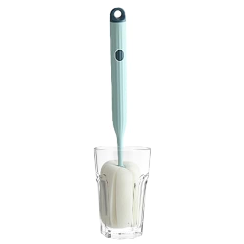 Cepillo De Botella De Esponja: Limpiador De Botellas De Cuello Estrecho, Cepillo De Vidrio De Cocina Multipropósito | Herramienta De Limpieza De Taza Alta para Enfermería, Depurador De Term