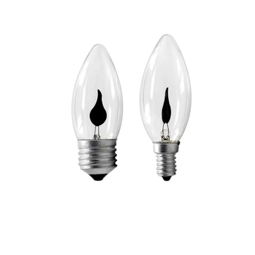 Ampoule LED bougie E14 effet flamme de style Edison rétro au design soigné lot de 10