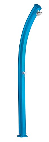 Ducha A Calefacción Solar Arkema A500/5012 Jolly Azul Ducha Solar Dal Diseño Curvo Totalmente De Aluminio Tratamiento Anticorrosión