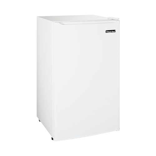 Image of Magic Chef 3.5 cu. ft. Mini Fridge in White with Interior Freezer Section