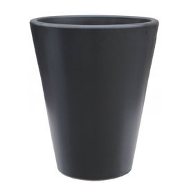 Saller amphiro Níger 98619710  Maceta redonda (Gres en antracita