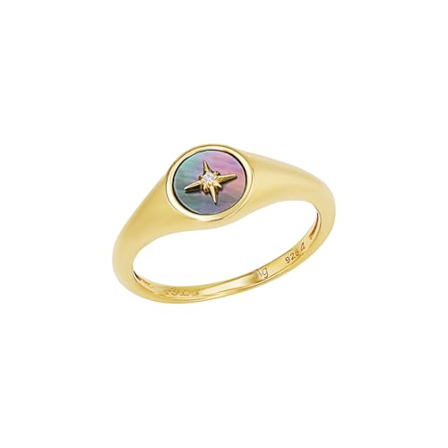 Bague argent 925 femme s.Oliver zircone nacre étoile 2036886