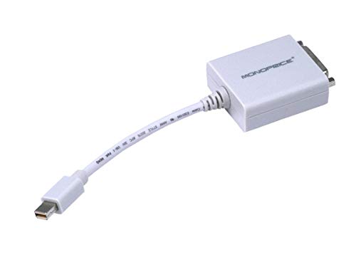 Monoprice 105106 Mini DisplayPort to DVI Adapter, White (105106)