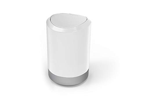 Lixeira Plastica Banheiro Cor Prat-K Branco Esmaltado