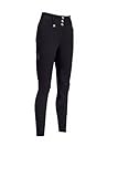 reithose hochbund vollbesatz grau High Waist Reithose mit formschönem Hochband Funktionelle, temperaturausgleichende Ganzjahresware Atmungsaktiv und schnelltrocknend Angenehmes Tragegefühl - softe Innenseite Komfortable Schubtaschen und seitliche Handy-Tasche Hinterhose mit Sattelnaht in dezent herzförmigem Verlauf Pikeur Transfer Print seitlich und Pikeur-Metallanhänger am Bund Beinabschluss mit Stretcheinsatz