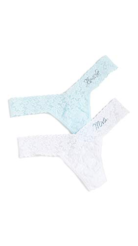 Thong premium Hanky Panky en dentelle haut de gamme pour mariée