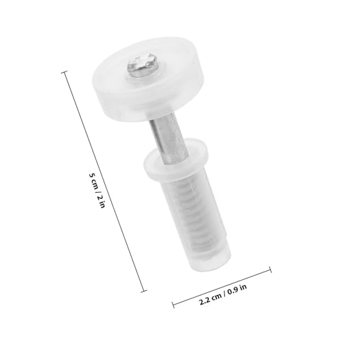 Kisangel 4個 ステンレス製二折りクローゼットドアハードウェア 滑らかで静音の上下ピボット具 耐久性と安定性を備えた修理用アクセサリー