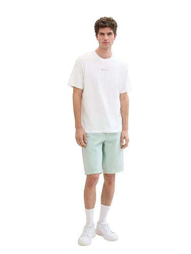 TOM TAILOR Denim Męskie spodenki jeansowe bermudy, 17549 – pianka morska, M