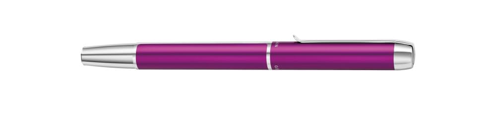 Pelikan Füllhalter Pura P40, Violett, Feder M (mittel), hochwertiger Patronenfüller im Geschenk-Etui, 823784
