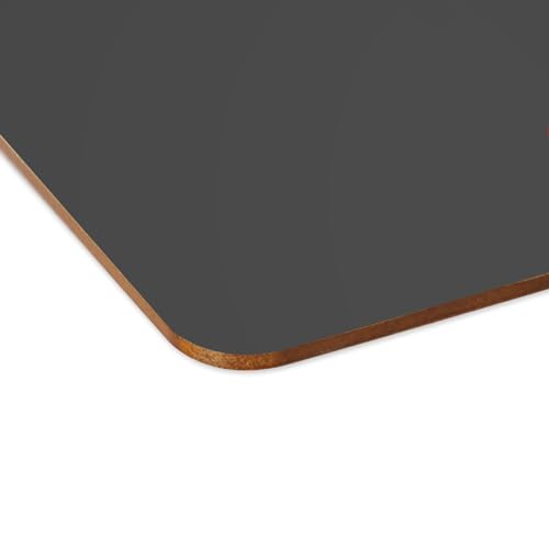 Lot de 4 sets de table souples en liège napperons noir Noël grand format - 4