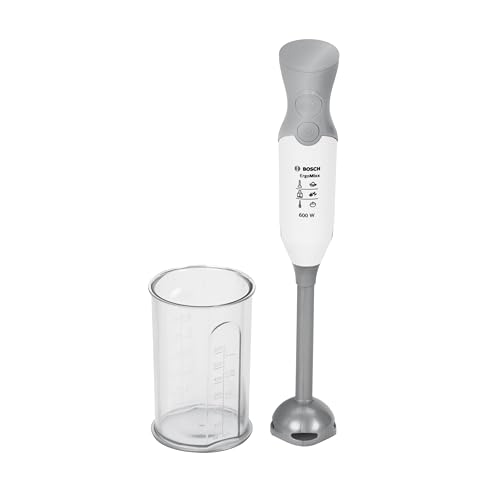 Theo Klein 9246 Batidora de Mano Bosch, Réplica de Seguridad para niños con Varillas giratorias de Juguete y Vaso medidor