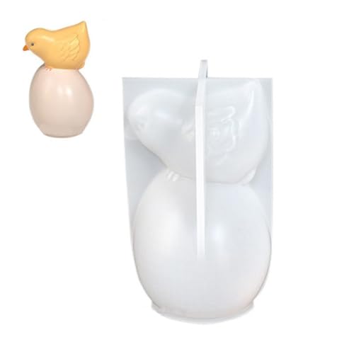 HINAYOSAN Huevos de gallina de silicona reutilizables para Pascua, proyectos de arte y decoración del hogar, huevos de Pascua de silicona