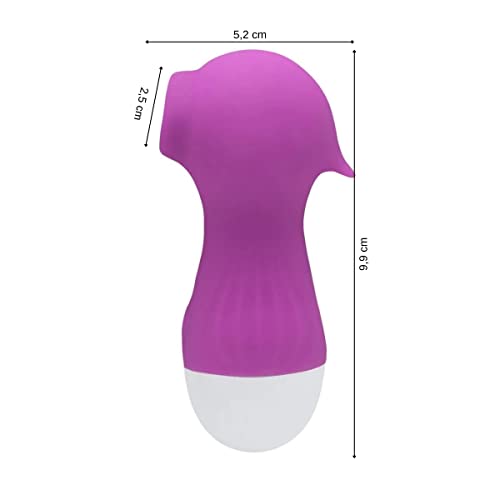 Sugador de Clitóris Pocotó Lilo Roxo 10 Modos de Pulsação Em Silicone