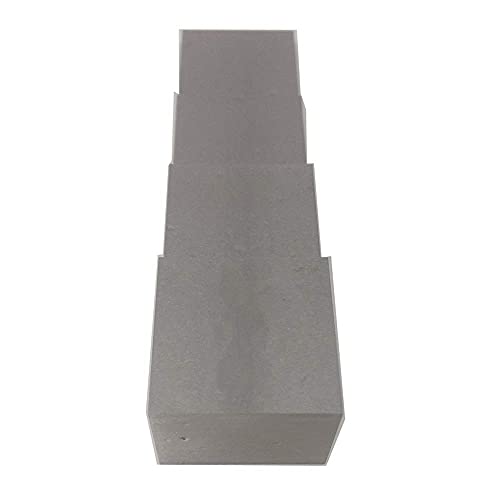 Bloque de calibración ultrasónico de 4 pasos 0.1'' 0.2'' 0.4'' 0.6'' para medidor de espesor ultrasónico en pruebas NDT con acero al carbono miniatura 3