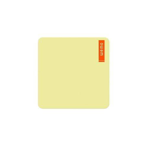 Bloc-notes en silicone IPPINKA jaune pour organiser votre bureau sans papier