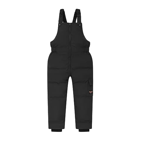 Weixinbuy Toddler Snow Pants Baby Boy Girl Winter Clothes Down Puffer Coat Waterproof Warm Snow Ski Bib Overalls Snowsuit Cover