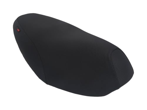 Housse de selle pour SYM DD 50 CC 2004-2013 noire à coutures noires