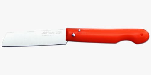 Arcos Serie Navajas Profesionales   Navaja Profesional   Hoja Filo de Acero Inoxidable NITRUM de 85 mm   Navaja de Acero Inoxidable Color naranja