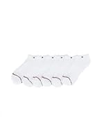 Tommy Hilfiger Women's Socks 6-Pack Athletic No Show Socks, White, ONE