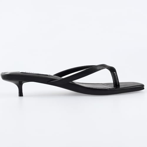 STUNAHOME Womens Kitten Heel Thong Sandals with Memory Foam Cute Flip Flop Heels for Women 1.4 Inches4