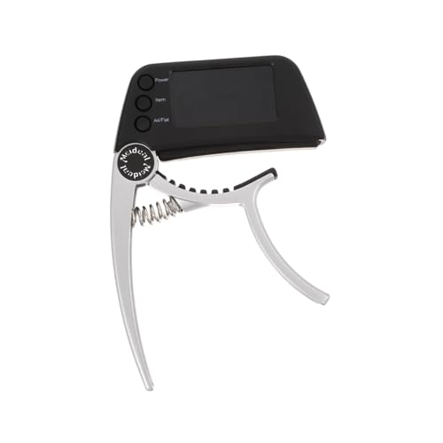 BESPORTBLE 1Pc Folk Guitar Capo Tuner Durable Acoustic Electric Guitar Tuning Clip Compact Automatic Sound Detection for Musicians and Music Lovers