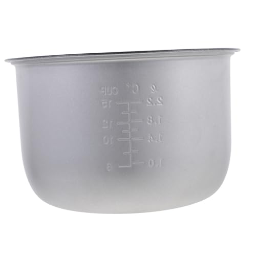 Mobestech Olla Interior Antiadherente para Olla Arrocera con Medidor Recipiente Repuesto para Cocina Eléctrica Multifuncional para Arroz y Pasteles
