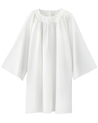 Image of Toulite Unisex Matte Choir Robes for Church Adults Baptism Gown