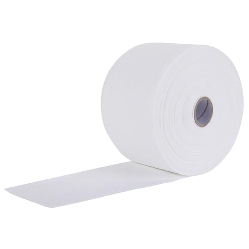 1 Roll White Non-woven Fabric Disposable Face Towel Soft Facial Towelette Makeup Remover Wet Dry Wipes Thick Comfortable Cotton Cosmetic Pads