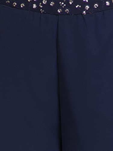 Image of Indya Women's Relaxed Fit Mid Rise Bottom
