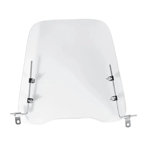 Déflecteur pare-brise moto et scooter extension universelle transparente