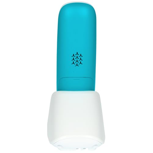 Teléfono inalámbrico PDX DECT 300BW azul con tecnología de gran alcance 5
