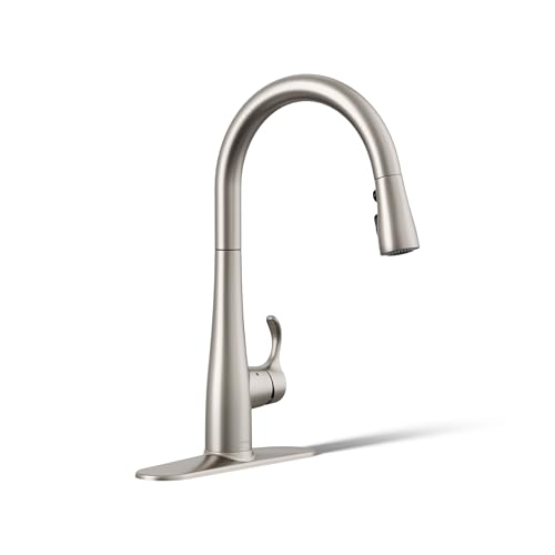 KOHLER Simplice Response Touchless Pull Down Kitchen Faucet in Stainless