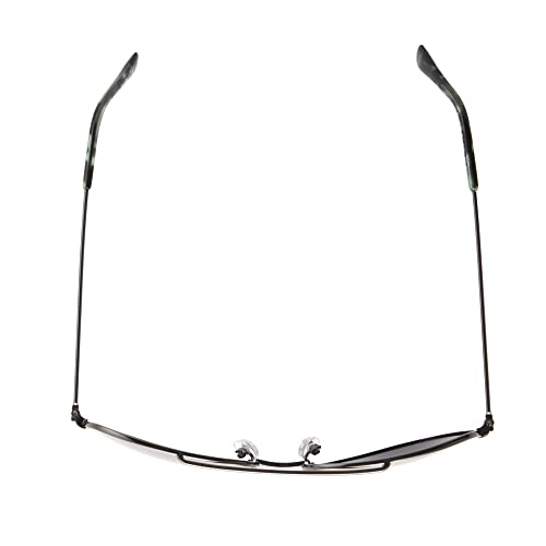 Panama Jack Men's Polarized Smoke Aviator Sunglasses, Shiny Gunmetal, 574